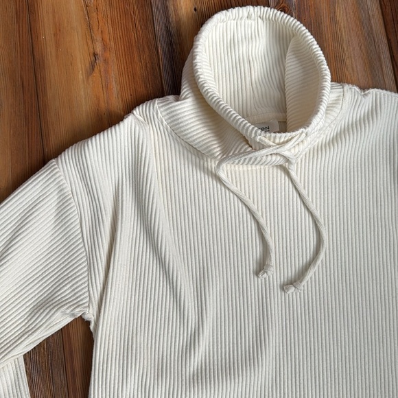 Haven Well Within Velour Ribbed Funnel Neck Pullover small - Picture 1 of 8